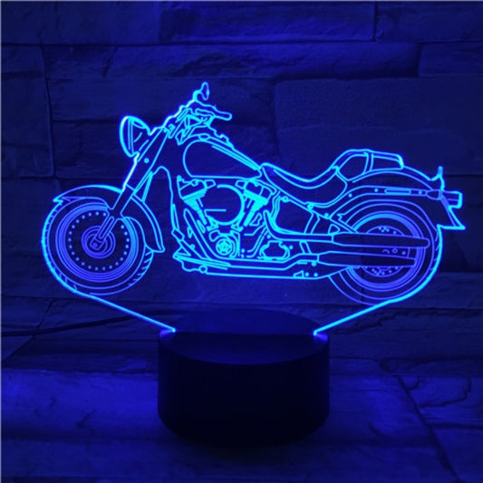 Motocicleta 3D night light