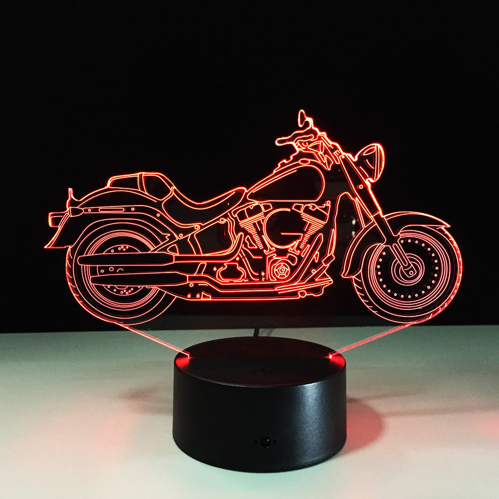 Motocicleta 3D night light