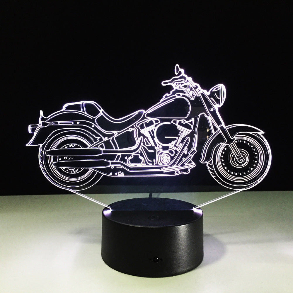 Motocicleta 3D night light