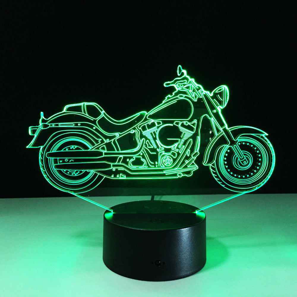 Motocicleta 3D night light