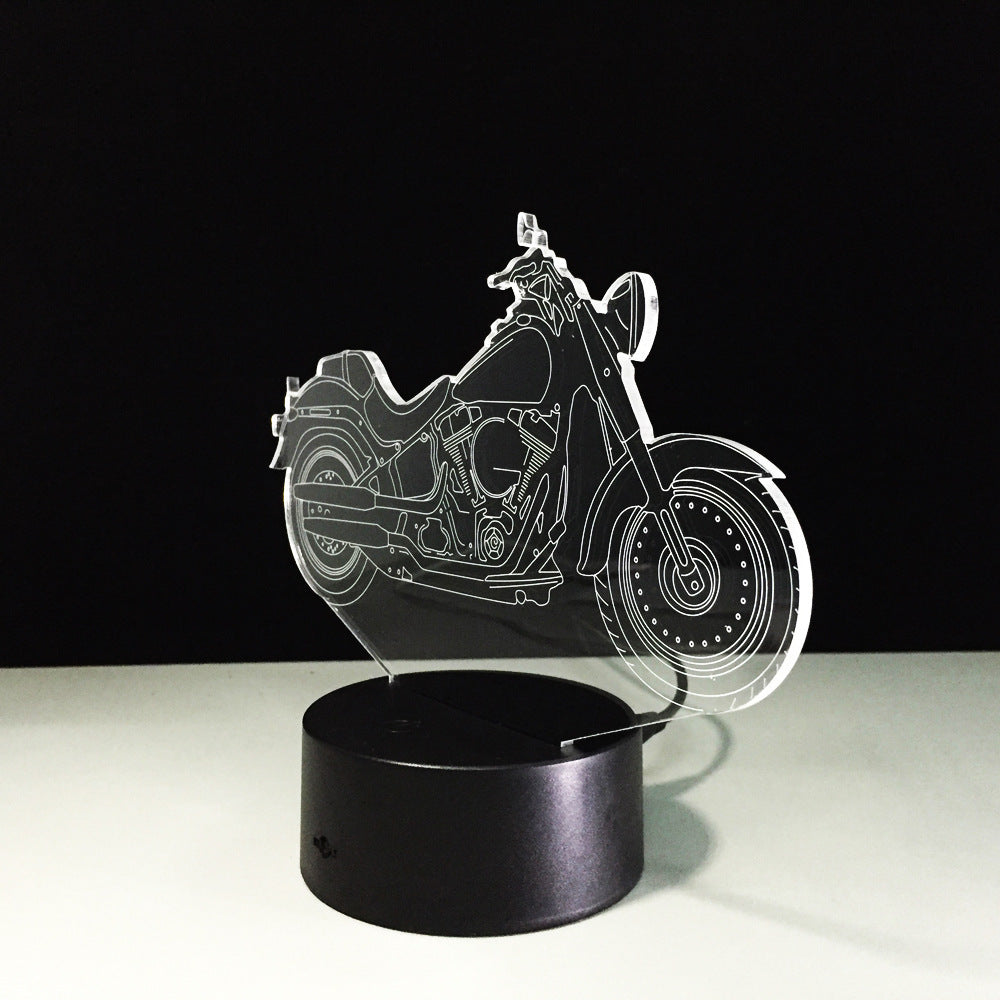 Motocicleta 3D night light