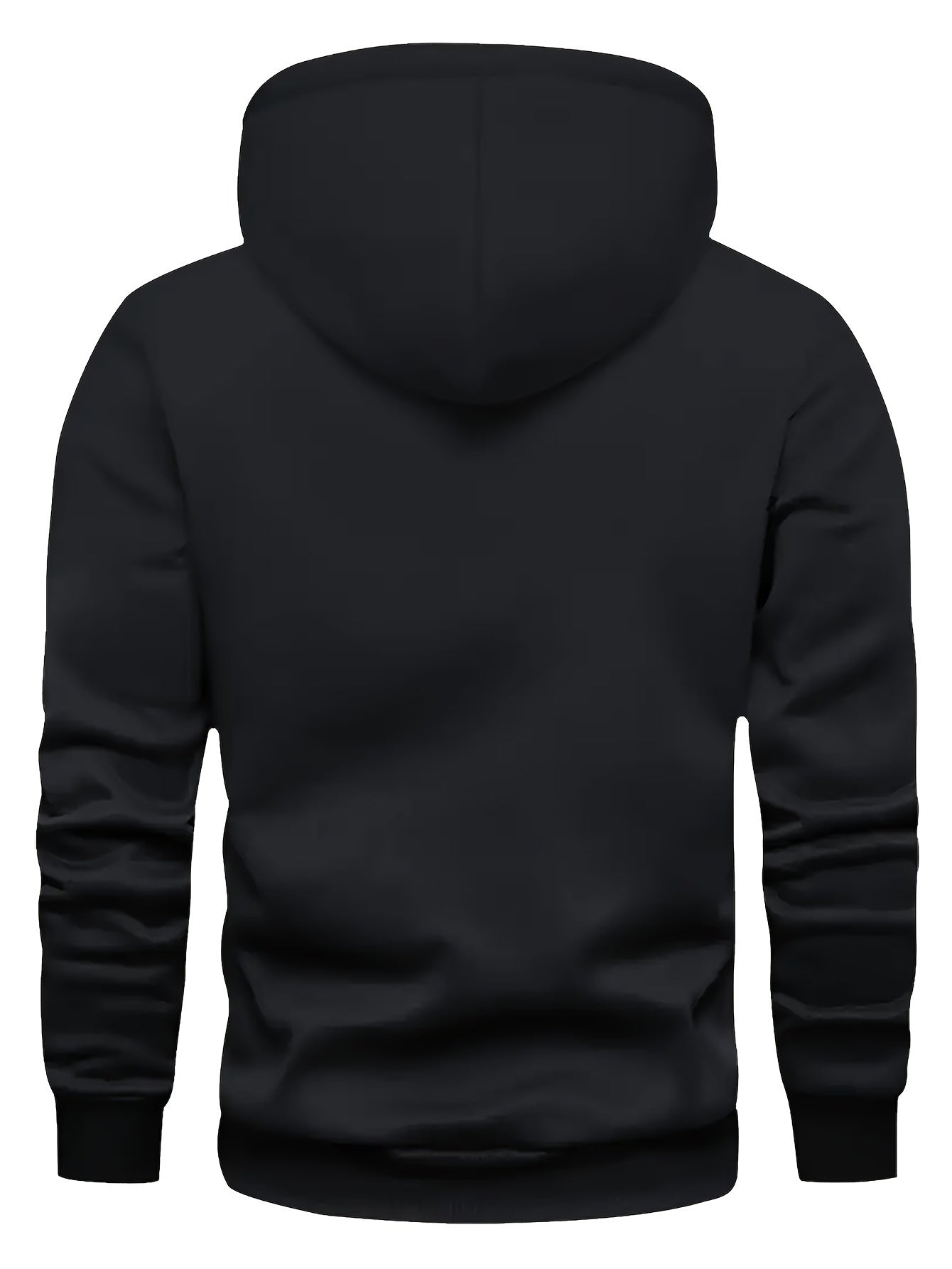 Design da Bandeira do País dos EUA, Moletom Casual Masculino com Cordão, Confortável Moletom Pullover de Manga Longa, Ideal para Uso Diário e ao Ar Livre