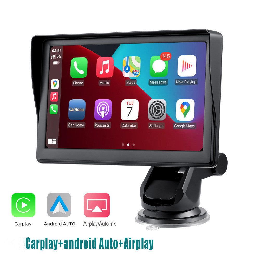 Tela Smart Car de 7 IPS Wireless Carplay Projeção de Telefone Móvel Auto Navegação