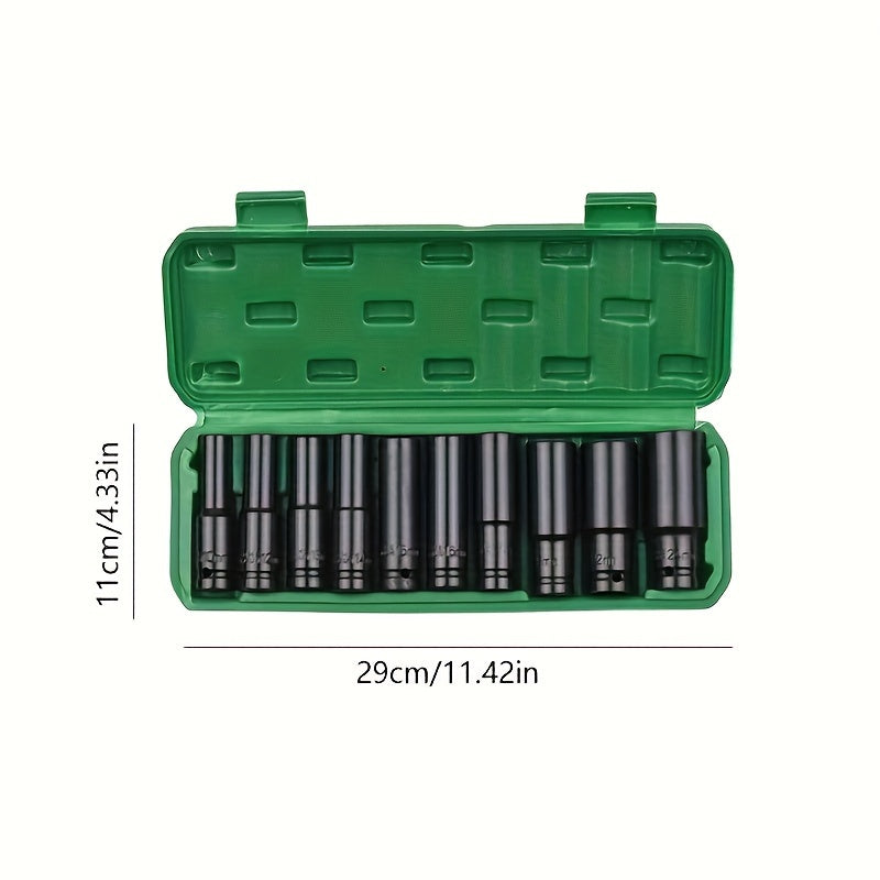 Conjunto de Soquetes - Reparo Eficiente de Autos, Manutenção e Projetos de Faça Você Mesmo - Ferramentas de Hardware Duráveis para Profissionais e Proprietários