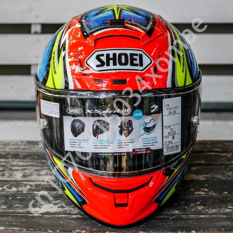 Capacete SHOEI X-14 DAIJIRO TC-1 X-Fourteen X-Spirit III Capacete Integral para Corrida de Motocicleta Sports Bike