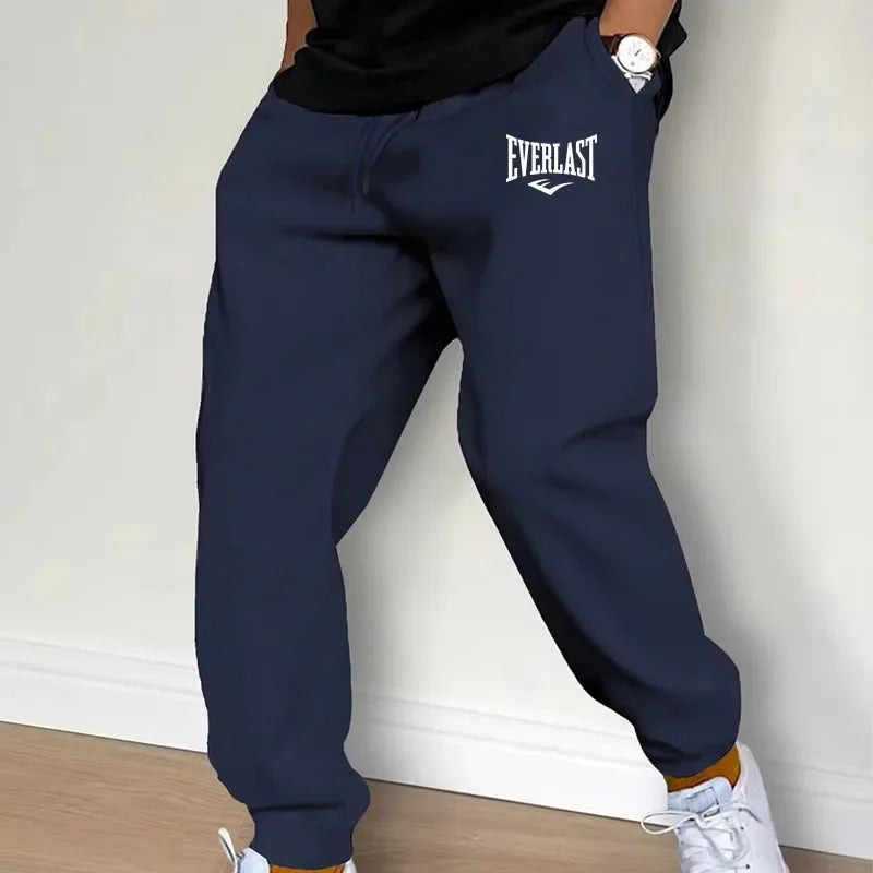 New Printed Pants Autumn EVERLAST Men/Women Running Pants Joggers Sweatpant Sport Casual Trousers Fitness Gym Breathable Pants