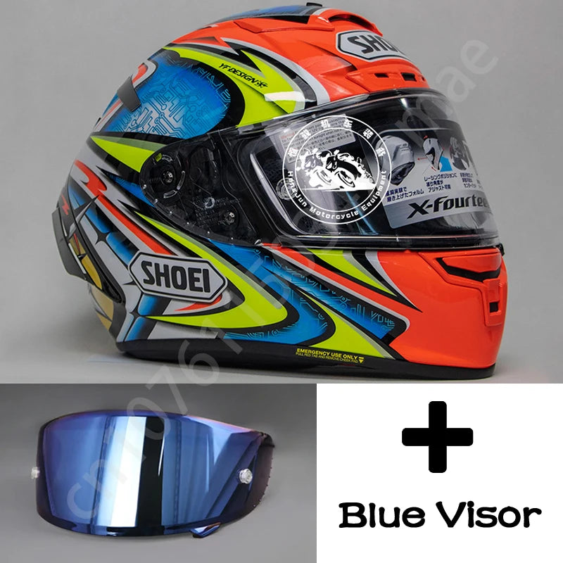 Capacete SHOEI X-14 DAIJIRO TC-1 X-Fourteen X-Spirit III Capacete Integral para Corrida de Motocicleta Sports Bike