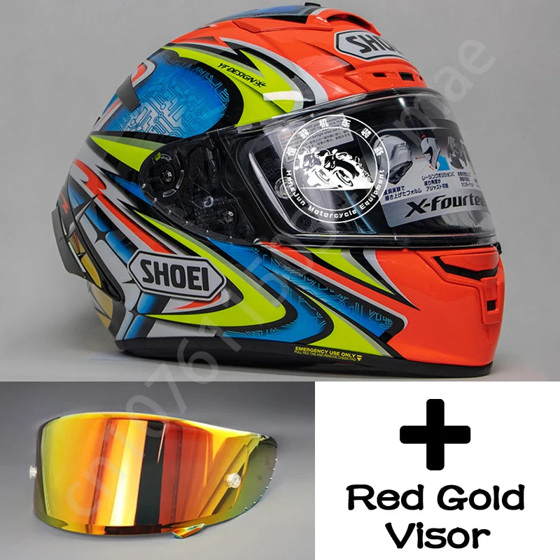 Capacete SHOEI X-14 DAIJIRO TC-1 X-Fourteen X-Spirit III Capacete Integral para Corrida de Motocicleta Sports Bike