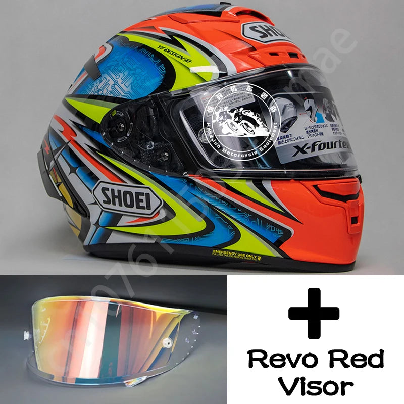 Capacete SHOEI X-14 DAIJIRO TC-1 X-Fourteen X-Spirit III Capacete Integral para Corrida de Motocicleta Sports Bike