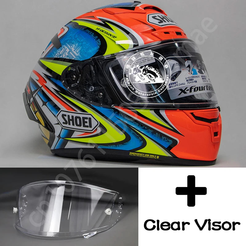 Capacete SHOEI X-14 DAIJIRO TC-1 X-Fourteen X-Spirit III Capacete Integral para Corrida de Motocicleta Sports Bike