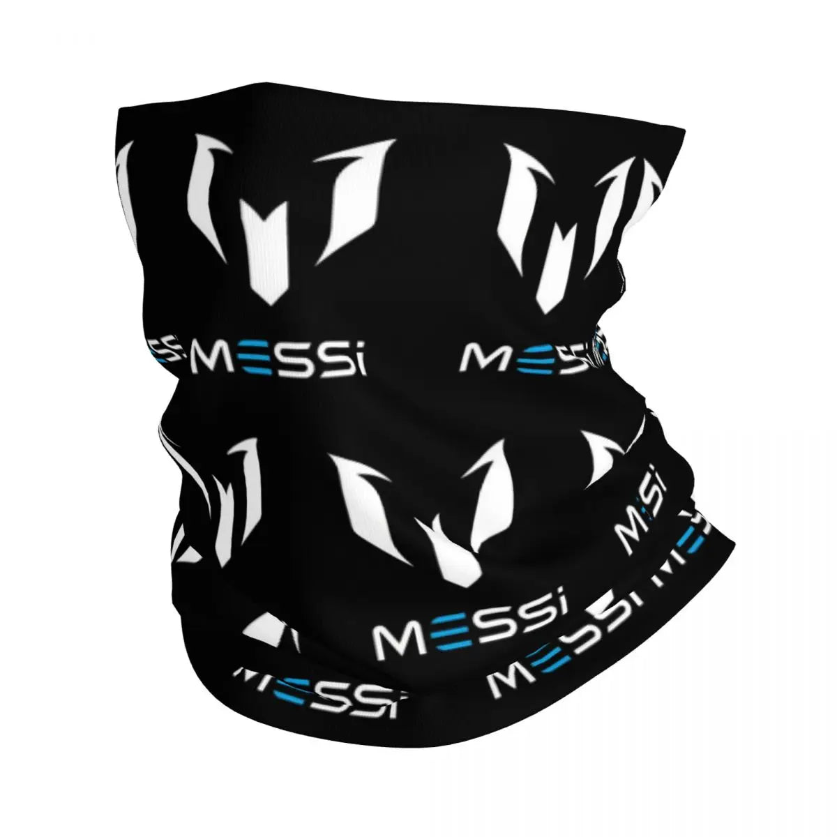 Gaiter para o pescoço Messi Bandana Impresso, Cachecol de Futebol, Cachecol Multiuso para Ciclismo, Montaria para Homens, Mulheres e Adultos no Inverno