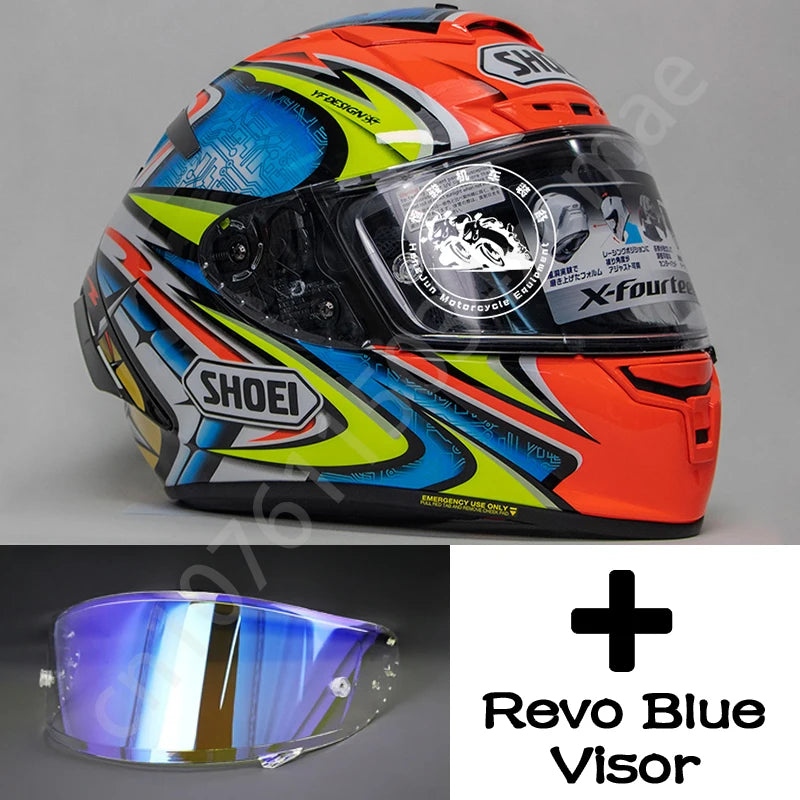 Capacete SHOEI X-14 DAIJIRO TC-1 X-Fourteen X-Spirit III Capacete Integral para Corrida de Motocicleta Sports Bike