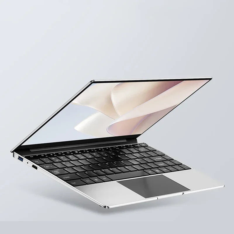 Laptop Ultra Slim 14,1" 16GB RAM 2TB SSD Intel N3700 Notebook Gamer 1920*1080 Display Computador de Escritório Estudo PC Windows 11 Pro