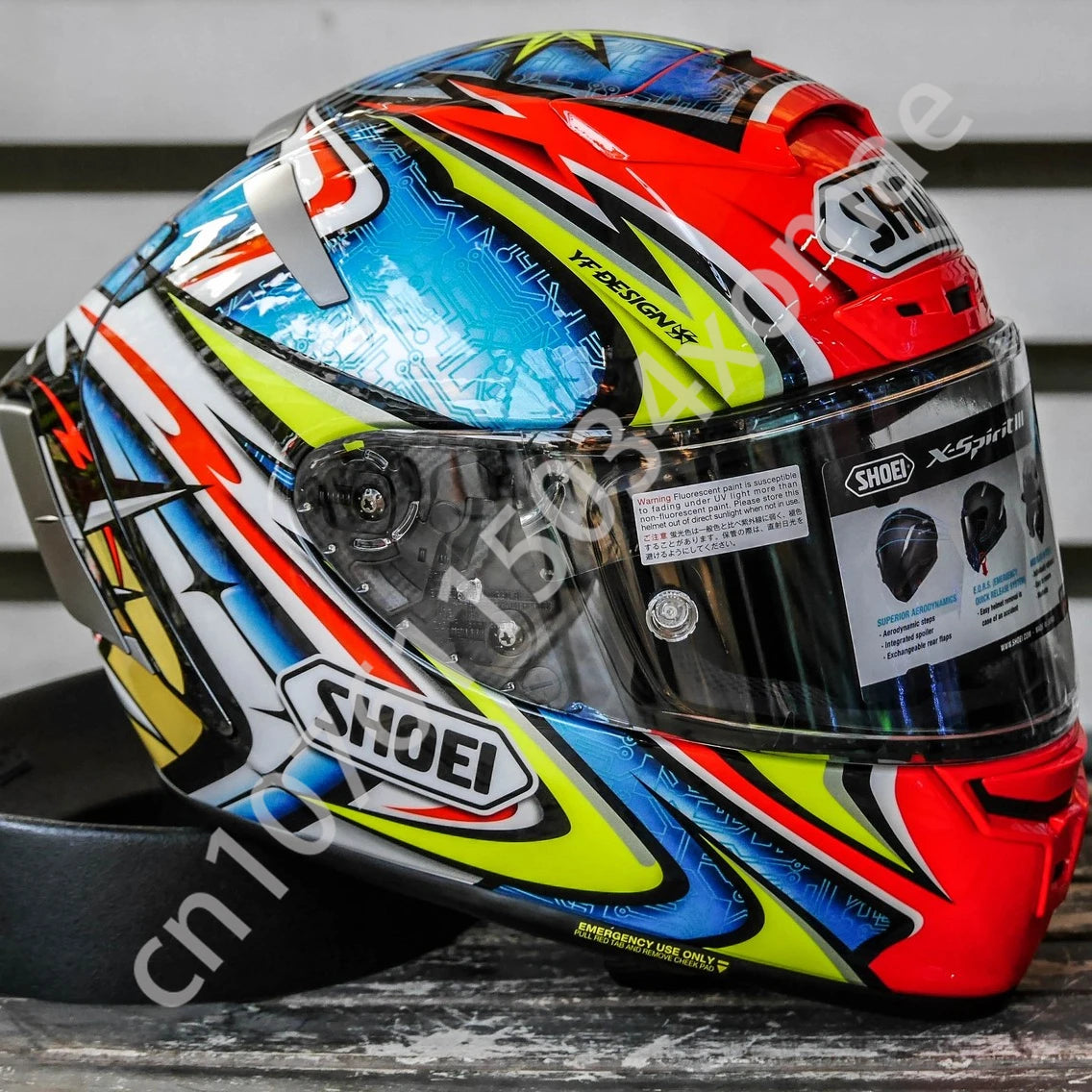 Capacete SHOEI X-14 DAIJIRO TC-1 X-Fourteen X-Spirit III Capacete Integral para Corrida de Motocicleta Sports Bike