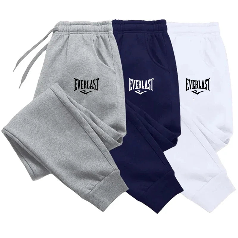 New Printed Pants Autumn EVERLAST Men/Women Running Pants Joggers Sweatpant Sport Casual Trousers Fitness Gym Breathable Pants