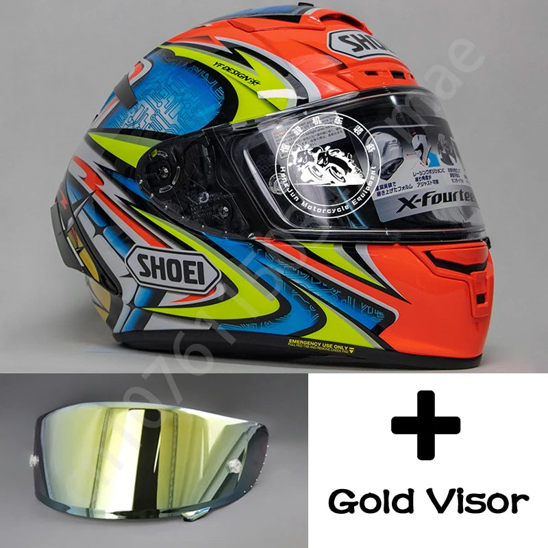 Capacete SHOEI X-14 DAIJIRO TC-1 X-Fourteen X-Spirit III Capacete Integral para Corrida de Motocicleta Sports Bike