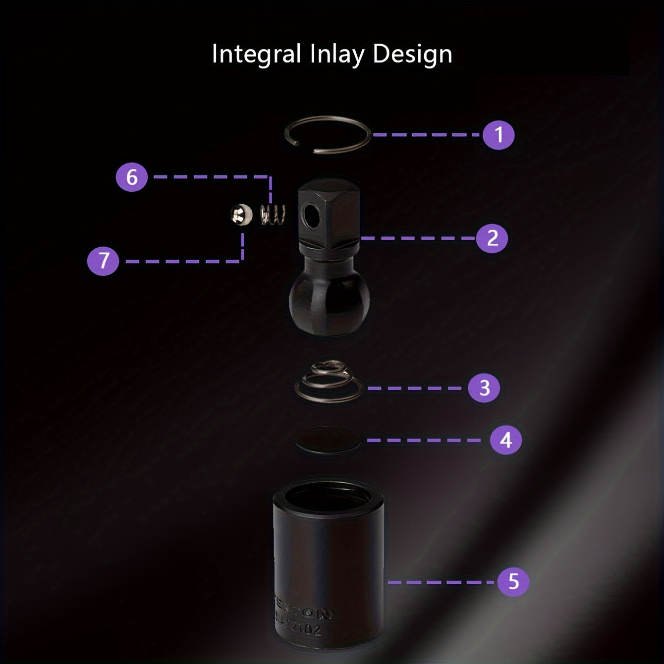 Conjunto de Adaptadores de Soquete Giratório de Impacto de 3 Peças - Soquetes U-Joint Rotativos 360° para Indústria, Automotivo  Aço Cr-Mo, Compatível com Drives de 1/2", 3/8", 1/4" - Operação Mecânica, Sem Necessidade de Eletricidade