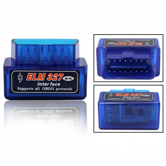 ELM327 Mini V2.1 Scanner de Diagnóstico de Carro OBD-II Sem Fio - Azul Sem Bateria